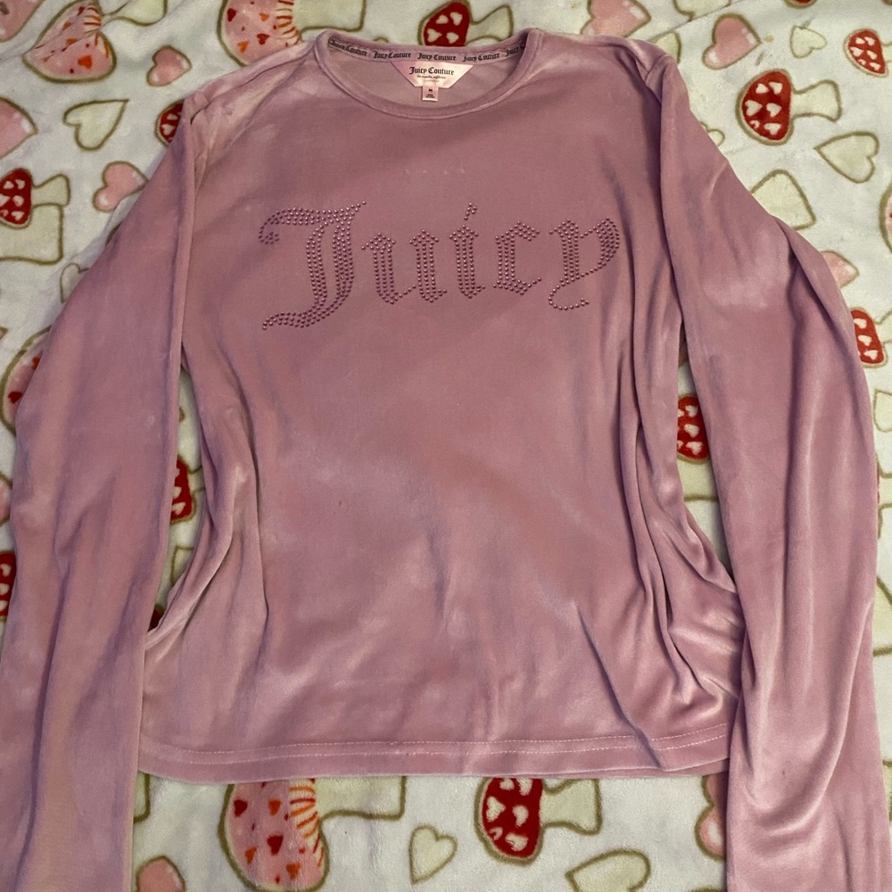 Juicy Couture Women's Pink Long Sleeve Top